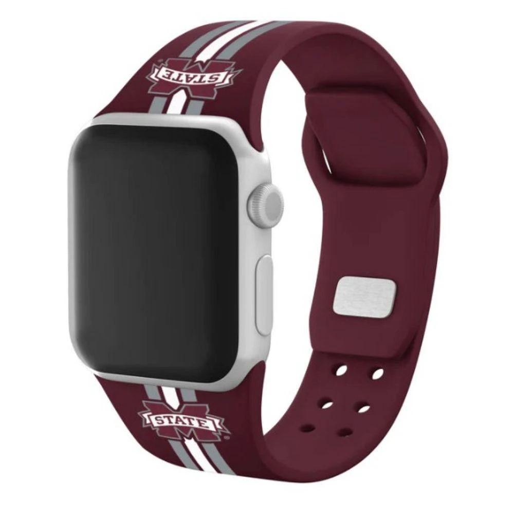 Mississippi State Stripe Apple Watch Band 42/44 MM