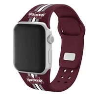 Mississippi State Stripe Apple Watch Band 42/44 MM