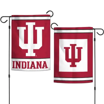  Hoosiers | Indiana 12 X 18 Two Sided Garden Flag | Alumni Hall