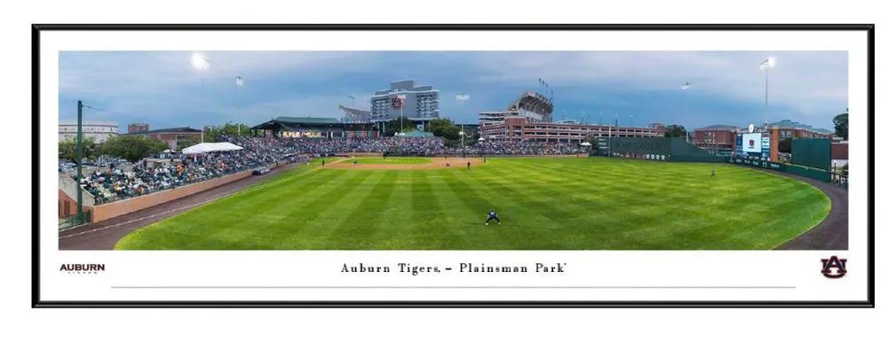  Aub | Auburn Baseball At Plainsman Park Panoramic Picture (Standard Frame) | Alumni Hall