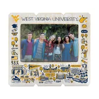  Wvu | West Virginia Julia Gash 4 X 6 Distressed Frame | Alumni Hall