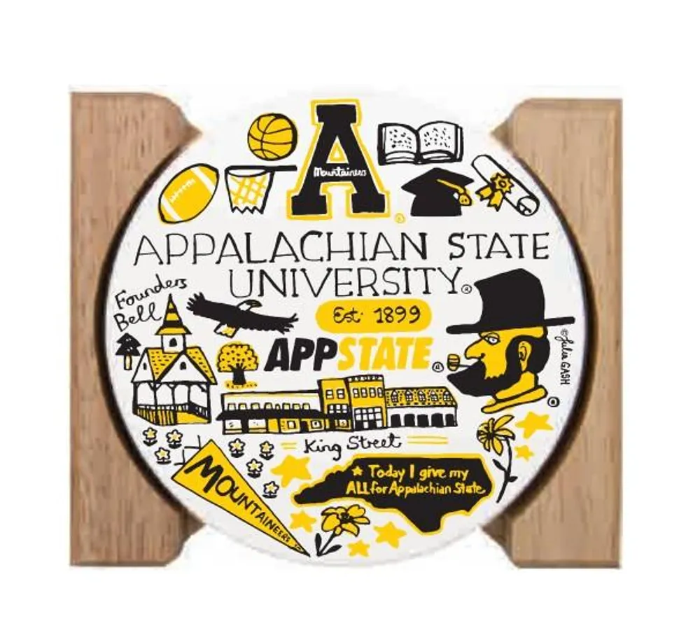 App State Julia Gash 4-Pack Coasters