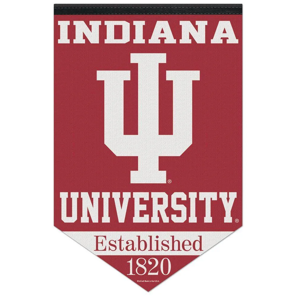  Hoosiers | Indiana 17 X 26  Felt Banner | Alumni Hall