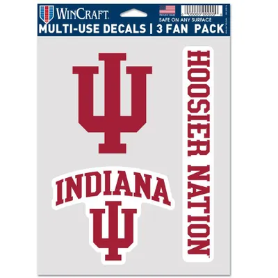  Hoosiers | Indiana 3 Pack Multiuse Decal | Alumni Hall