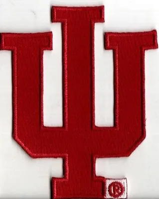  Hoosiers | Indiana 3  Embroidered Iron On Patch | Alumni Hall