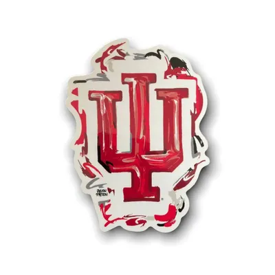  Hoosiers | Indiana 4x 6 Trident Decal | Alumni Hall