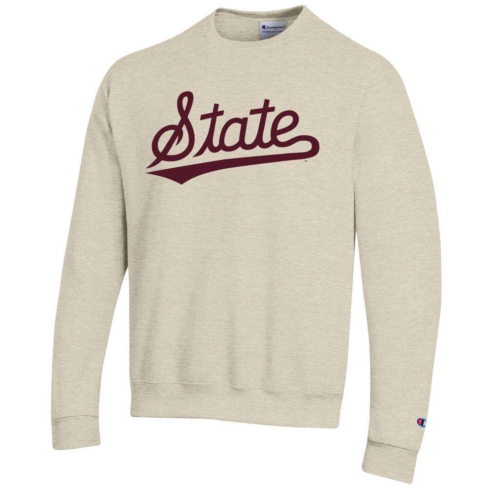 Mississippi State Champion Script Crewneck