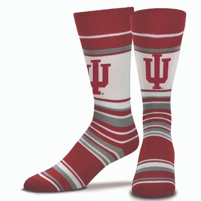  Hoosiers | Indiana Mas Stripe Socks | Alumni Hall