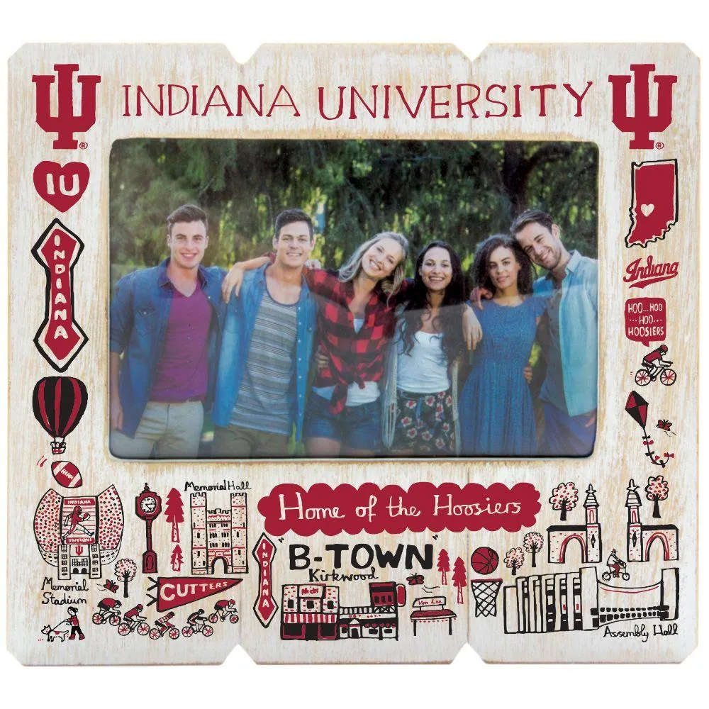  Hoosiers | Indiana Julia Gash 4 X 6 Distressed Frame | Alumni Hall