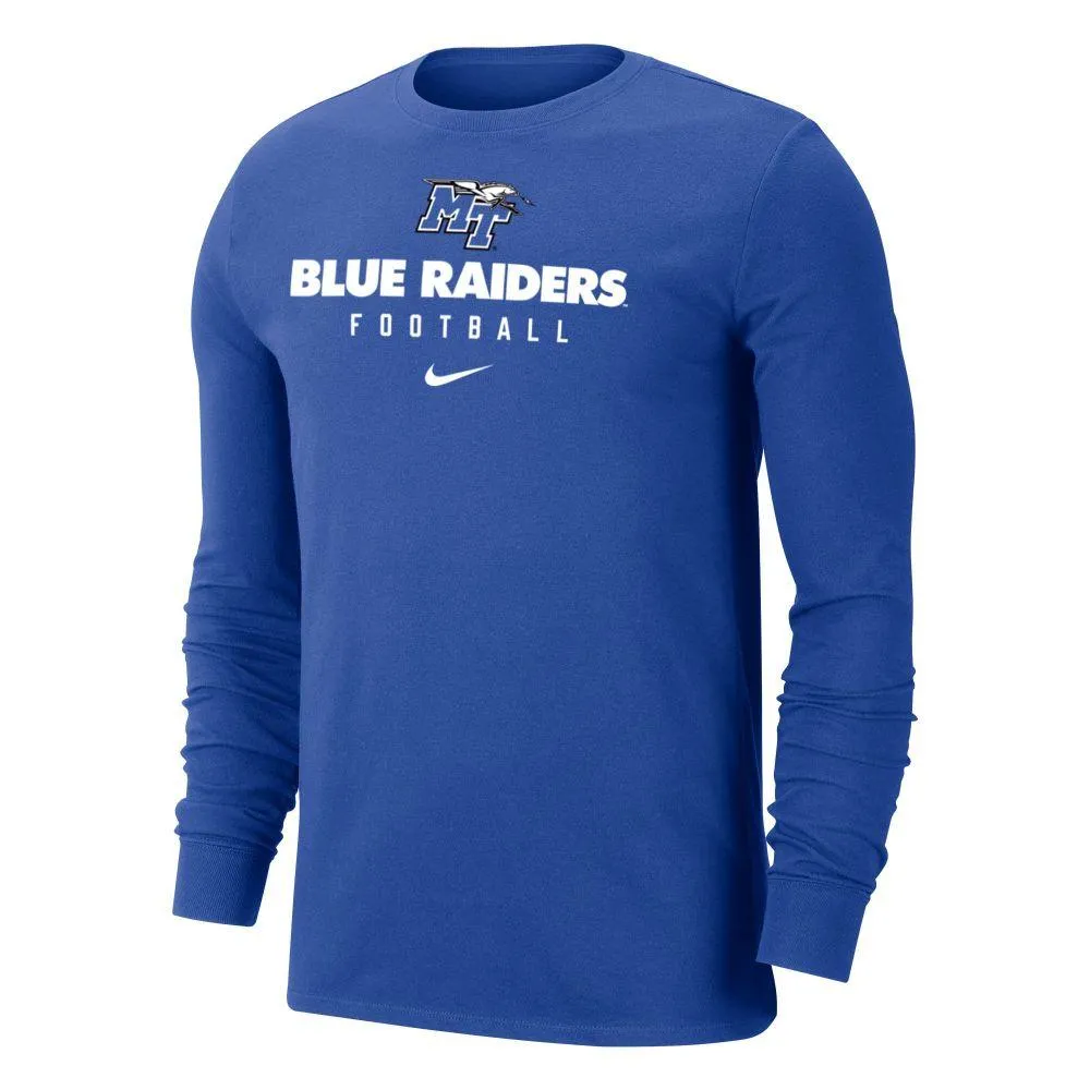 Mtsu | Nike Team Issue Long Sleeve Tee Alumni Hall