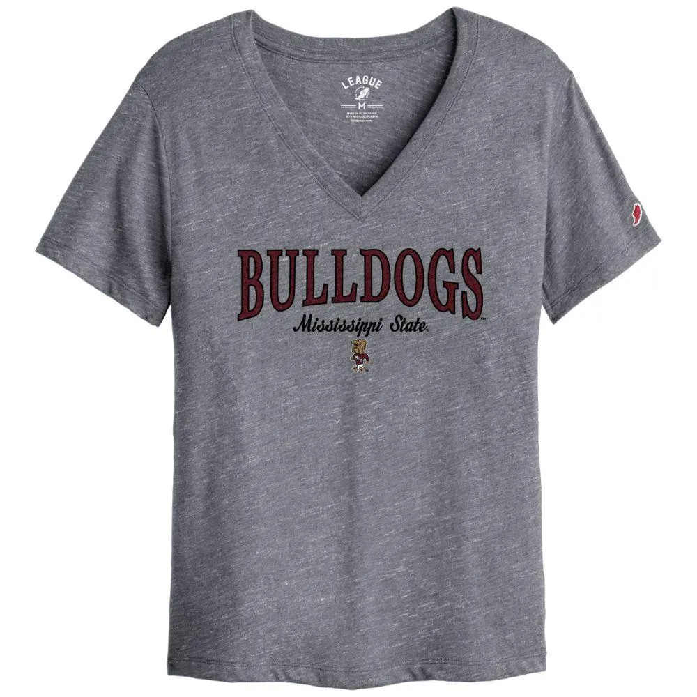 Bulldogs | Mississippi State Vault League Intramural Boyfriend V- Neck Tee Alumni Hall