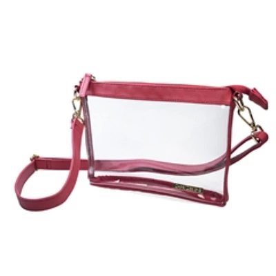 Capri Designs Crimson Clear Crossbody