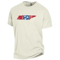 Tennessee Flag Fill Comfort Wash Tee | Alumni Hall