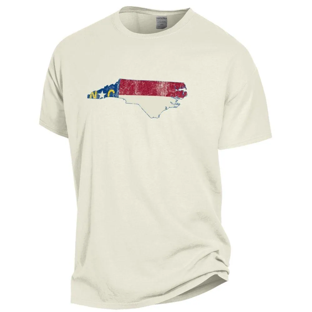 North Carolina Flag Fill Comfort Wash Tee | Alumni Hall