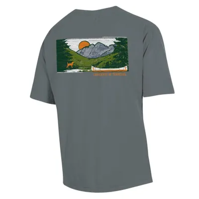 Vols | Tennessee Canoe Mountains Comfort Wash Tee Alumni Hall