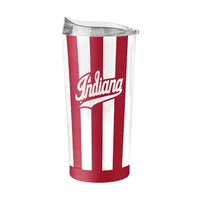  Hoosiers | Indiana Powdercoat 20oz Candy Stripes Tumbler | Alumni Hall