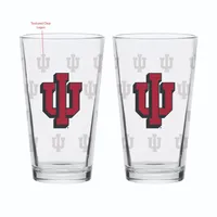  Hoosiers | Indiana 16oz Vault Repeat Pint Glass | Alumni Hall