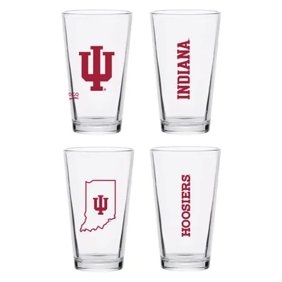  Hoosiers | Indiana 16oz Core Pint Glass | Alumni Hall