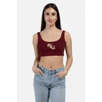 Fsu | Florida State Hype And Vice Scoop Neck Cropped Top Alumni Hall