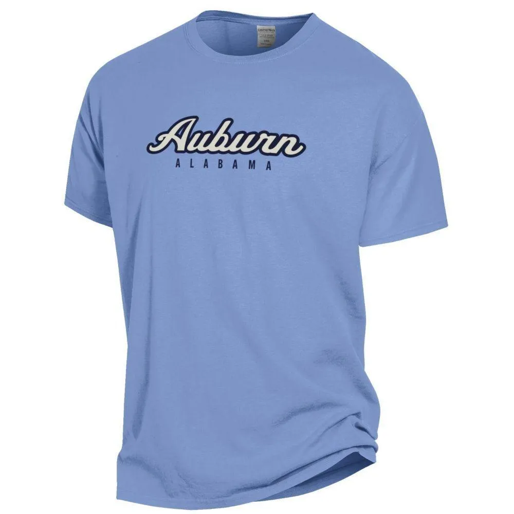 Aub | Auburn Women's Straight Script Comfort Wash Tee Alumni Hall