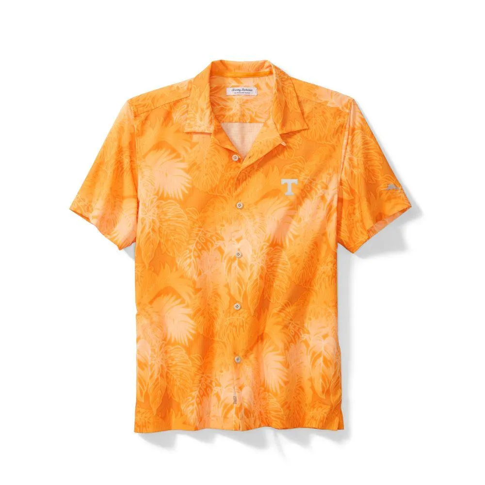 Vols | Tennessee Tommy Bahama Coast Luminescent Fronds Camp Shirt Alumni Hall