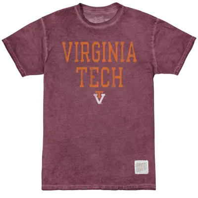 Hokies | Virginia Tech Vault Retro Brand Oil Wash Stack Tee Alumni Hall