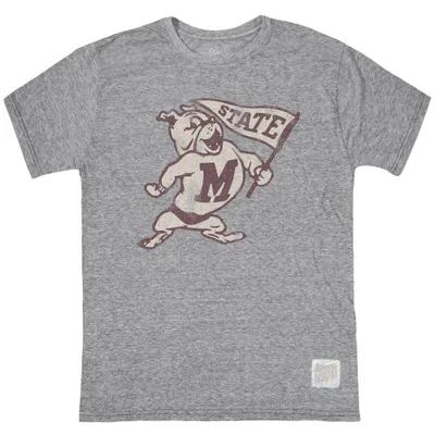 Bulldogs | Mississippi State Vault Retro Brand Oil Wash Bulldog Flag Tee Alumni Hall