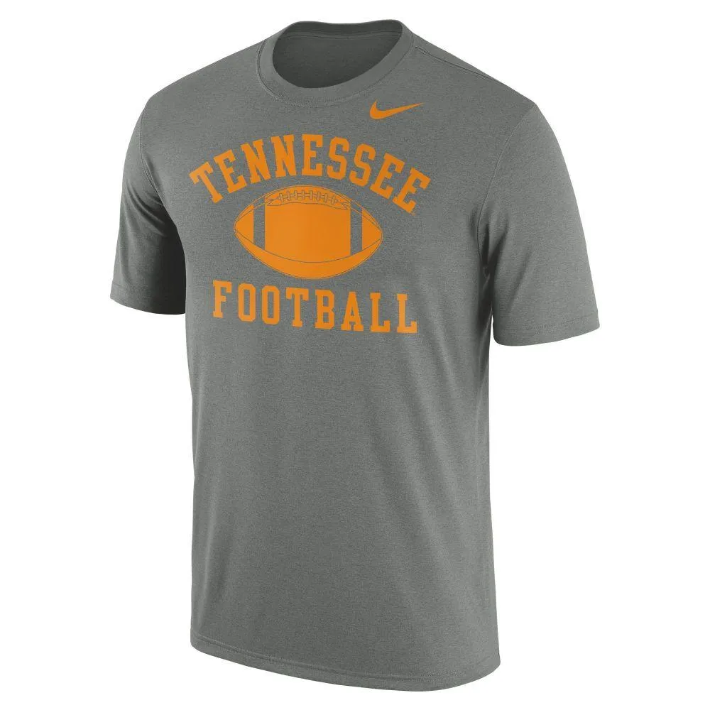 Vols | Tennessee Nike Dri- Fit Rlgd Football Tee Alumni Hall