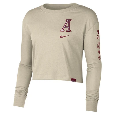 Alabama Nike Women's Cotton Jr Varsity Crew Top