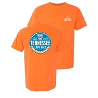 Lady Vols | Tennessee Summit Circle Checkerboard Comfort Colors Tee Orange Mountain Designs