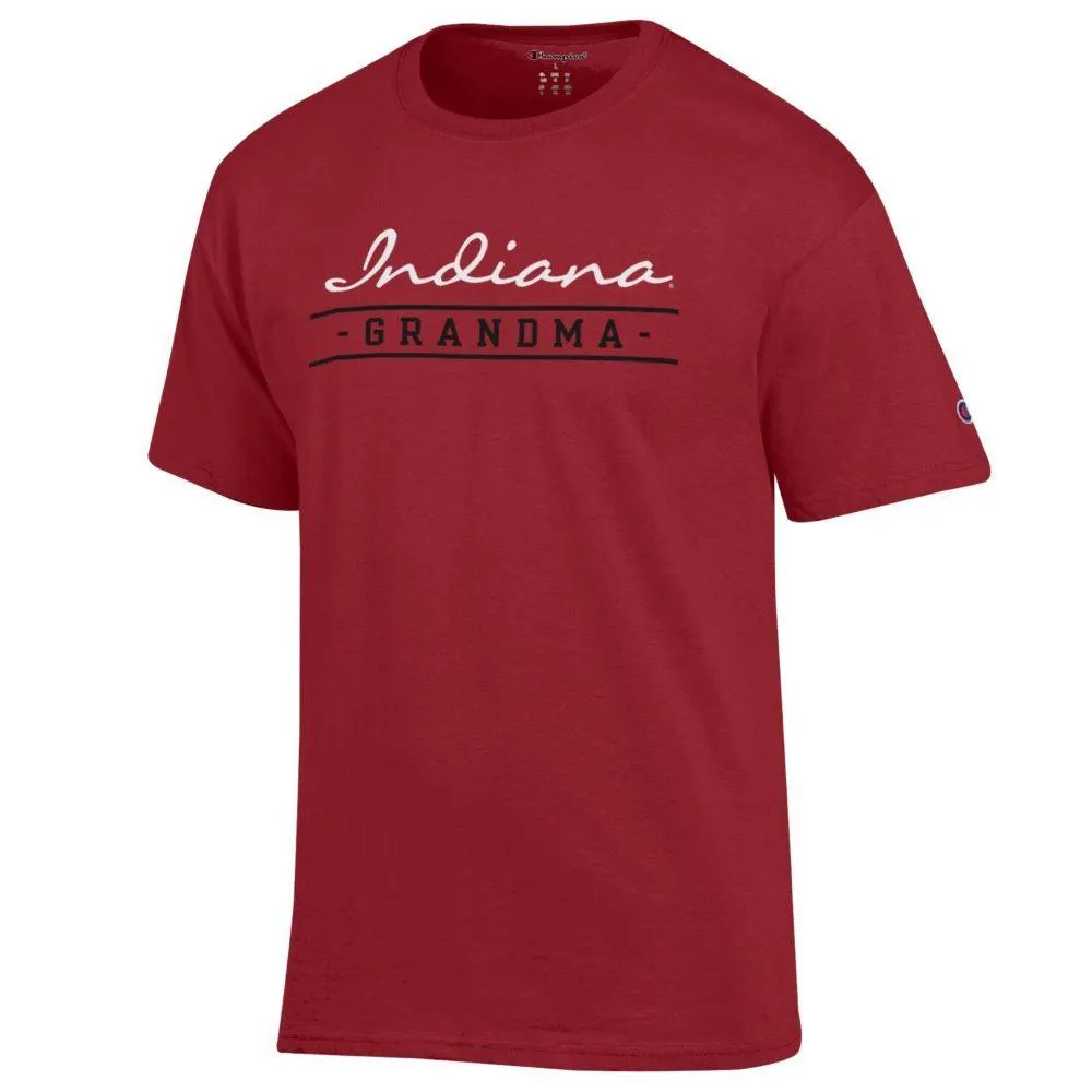 Hoosiers | Indiana Champion Women's Script Bar Grandma Tee Alumni Hall