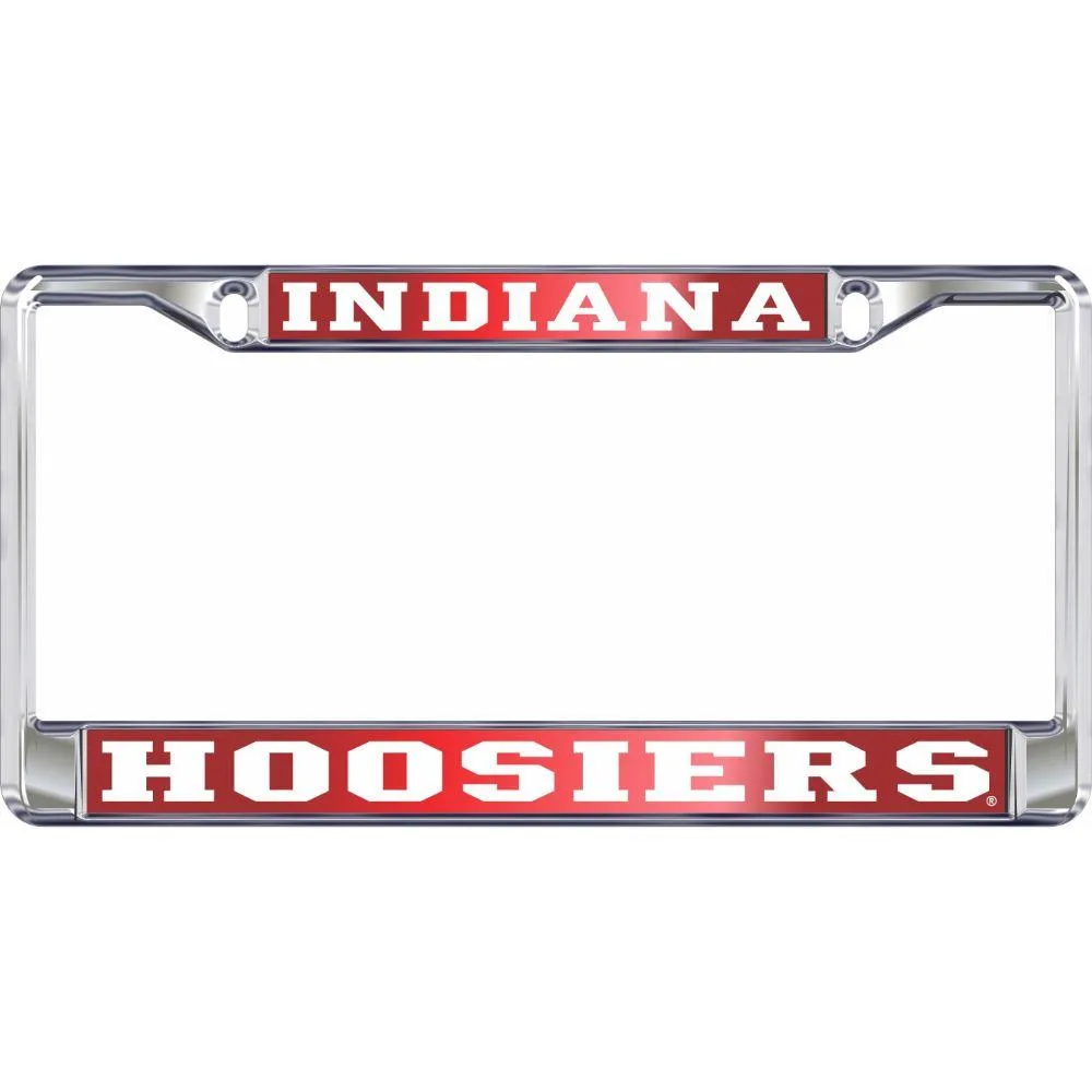 Hoosiers | Indiana Hoosiers Domed Mirror License Plate Frame | Alumni Hall