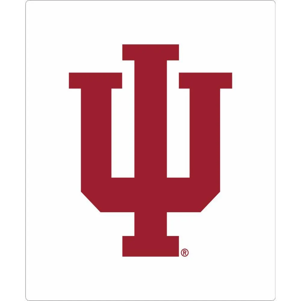  Hoosiers | Indiana 4  Reflective Interlock Iu Decal | Alumni Hall