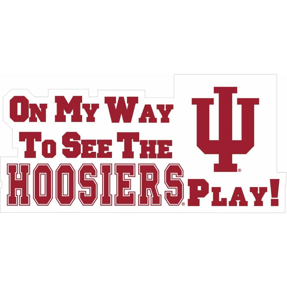  Hoosiers | Indiana 16  On My Way To See The Hoosiers Magnet | Alumni Hall