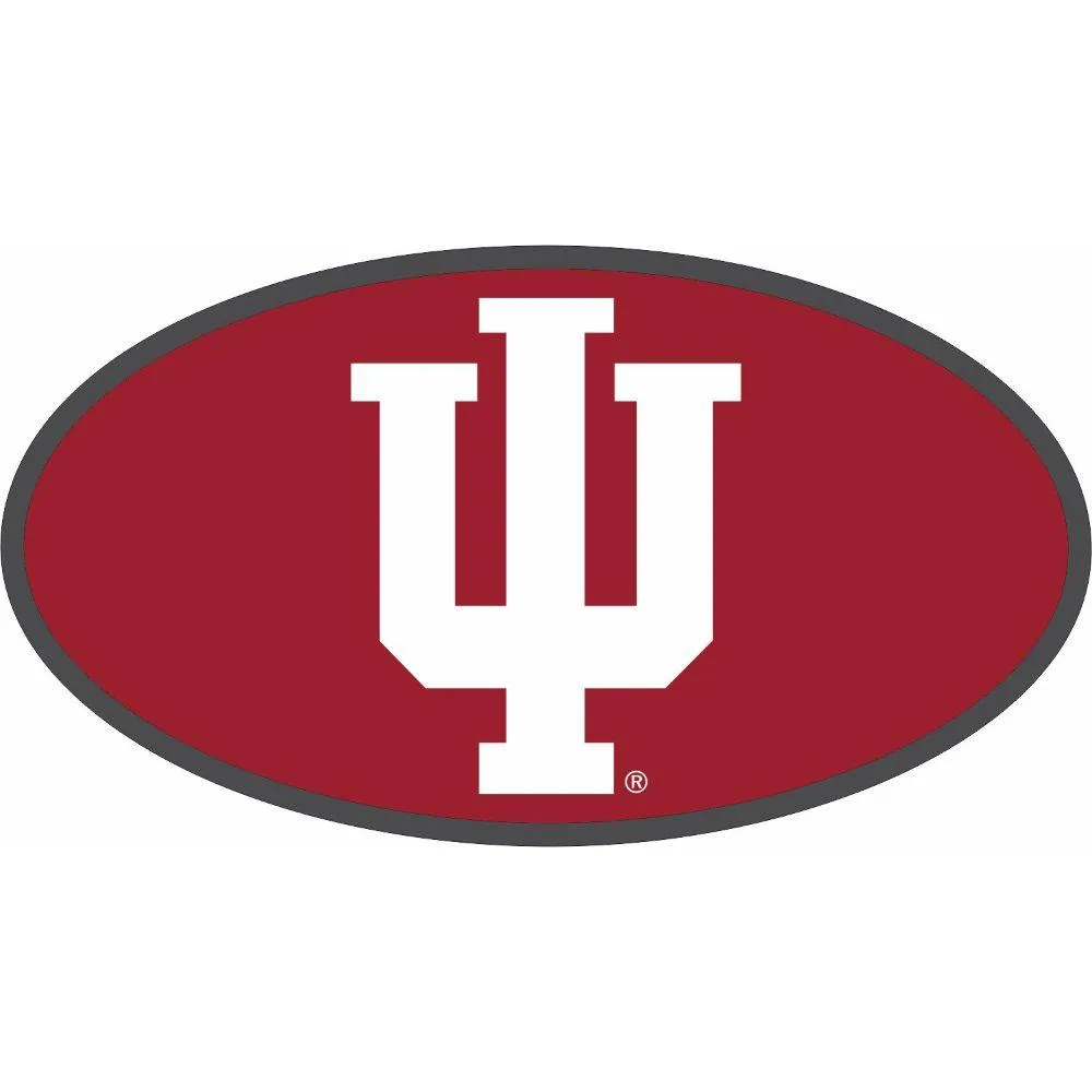  Hoosiers | Indiana Domed Interlock Iu Hitch Cover | Alumni Hall