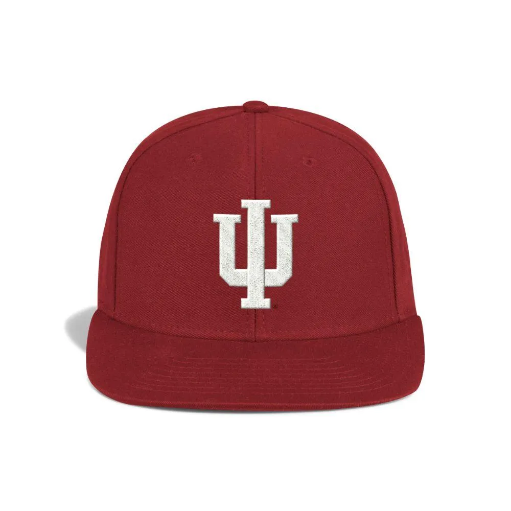 Hoosiers | Indiana Adidas Flatbrim Snapback Hat | Alumni Hall