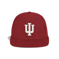 Hoosiers | Indiana Adidas Flatbrim Snapback Hat | Alumni Hall