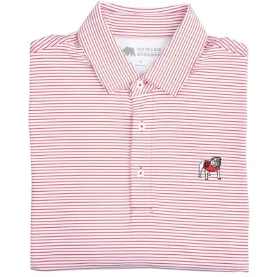 Dawgs | Georgia Onward Reserve Birdie Stripe Polo Alumni Hall