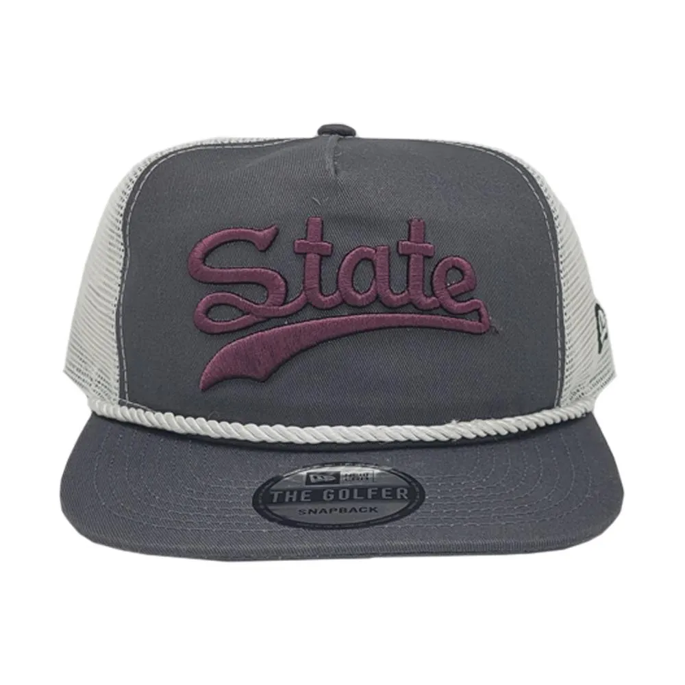 Bulldogs  Mississippi State Adidas Wool Baseball Fitted Interlock