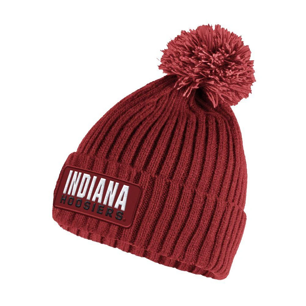 Indiana Adidas Pom Modern Rib Beanie