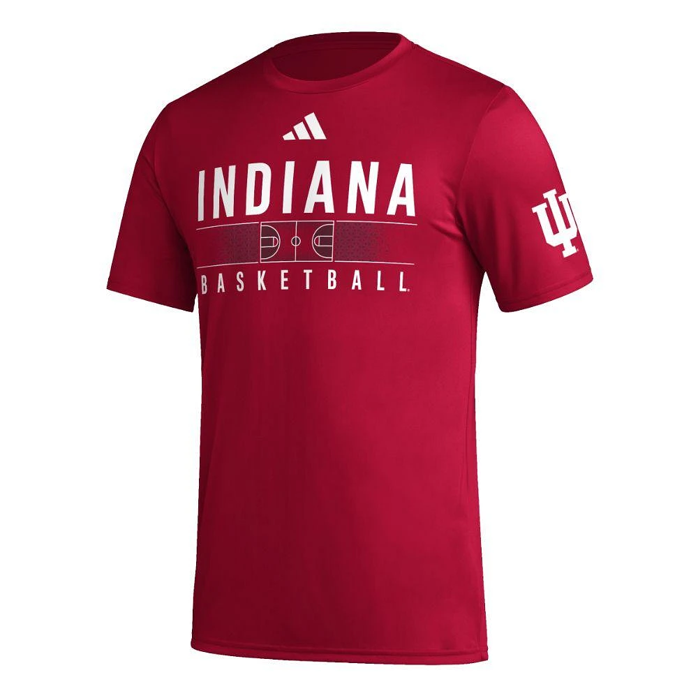 Indiana Adidas Practice Basketball Pregame Tee