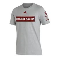 Hoosiers | Indiana Adidas Locker Manifesto Pregame Tee Alumni Hall