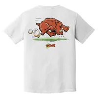 Razorbacks | Arkansas Running Hog Hogtoons Comfort Colors Short Sleeve Tee Alumni Hall