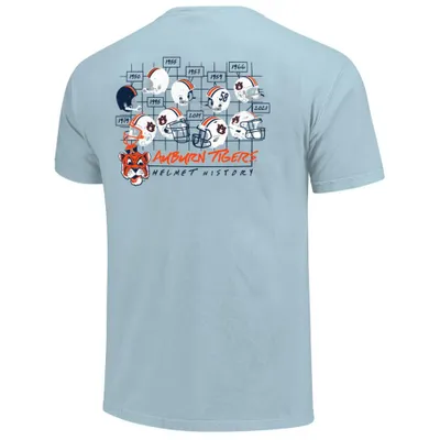 Aub | Auburn Football Helmet History Comfort Colors Tee Alumni Hall