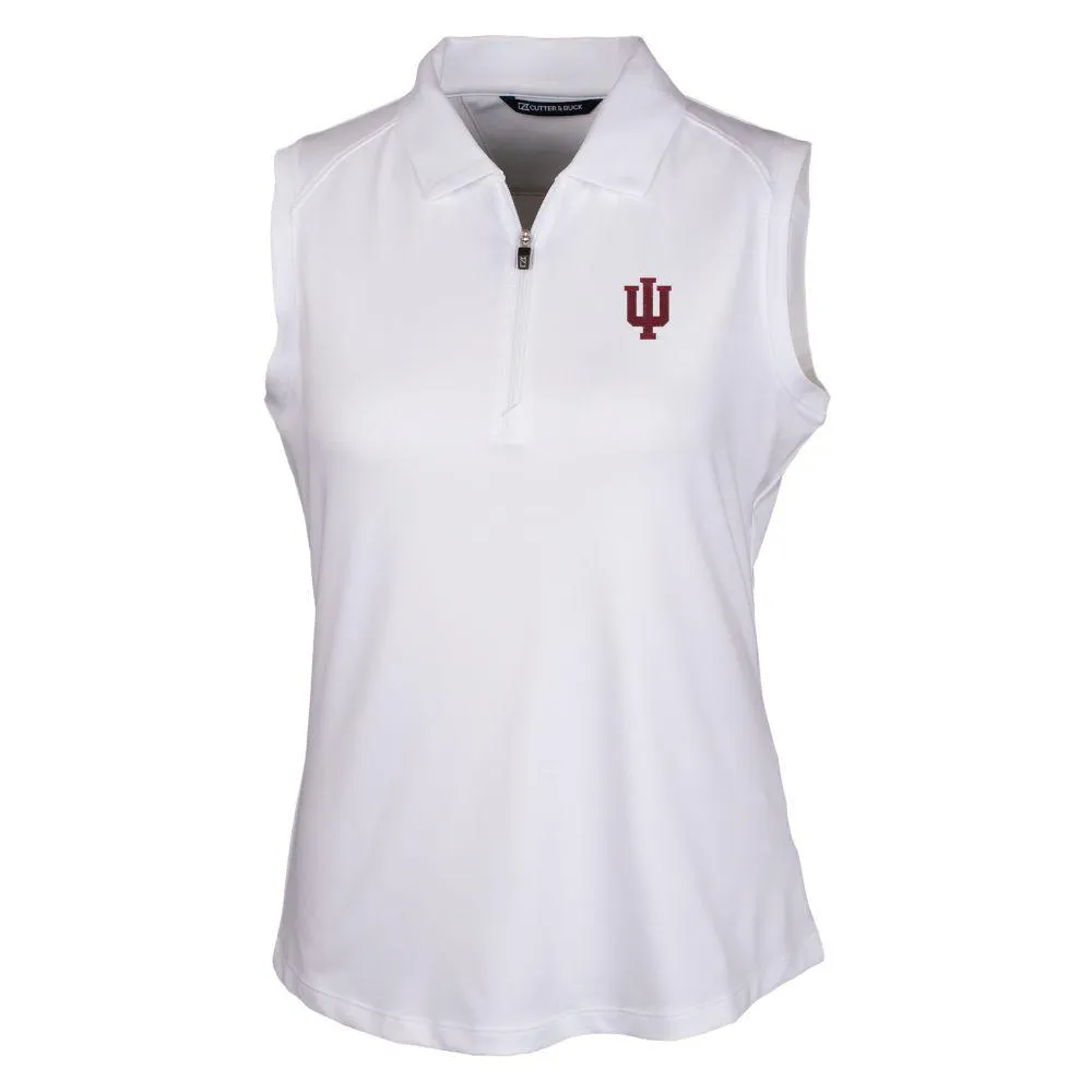 Hoosiers | Indiana Cutter & Amp ; Buck Women's Forge Sleeveless Polo Alumni Hall