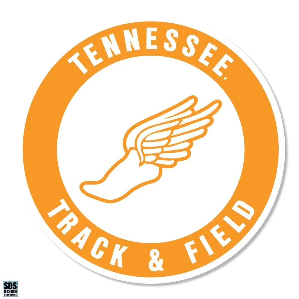  Vols | Tennessee 3  Track & Amp ; Field Circle Decal | Alumni Hall