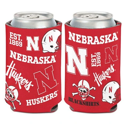 Nebraska 12 Oz Scatter Can Cooler