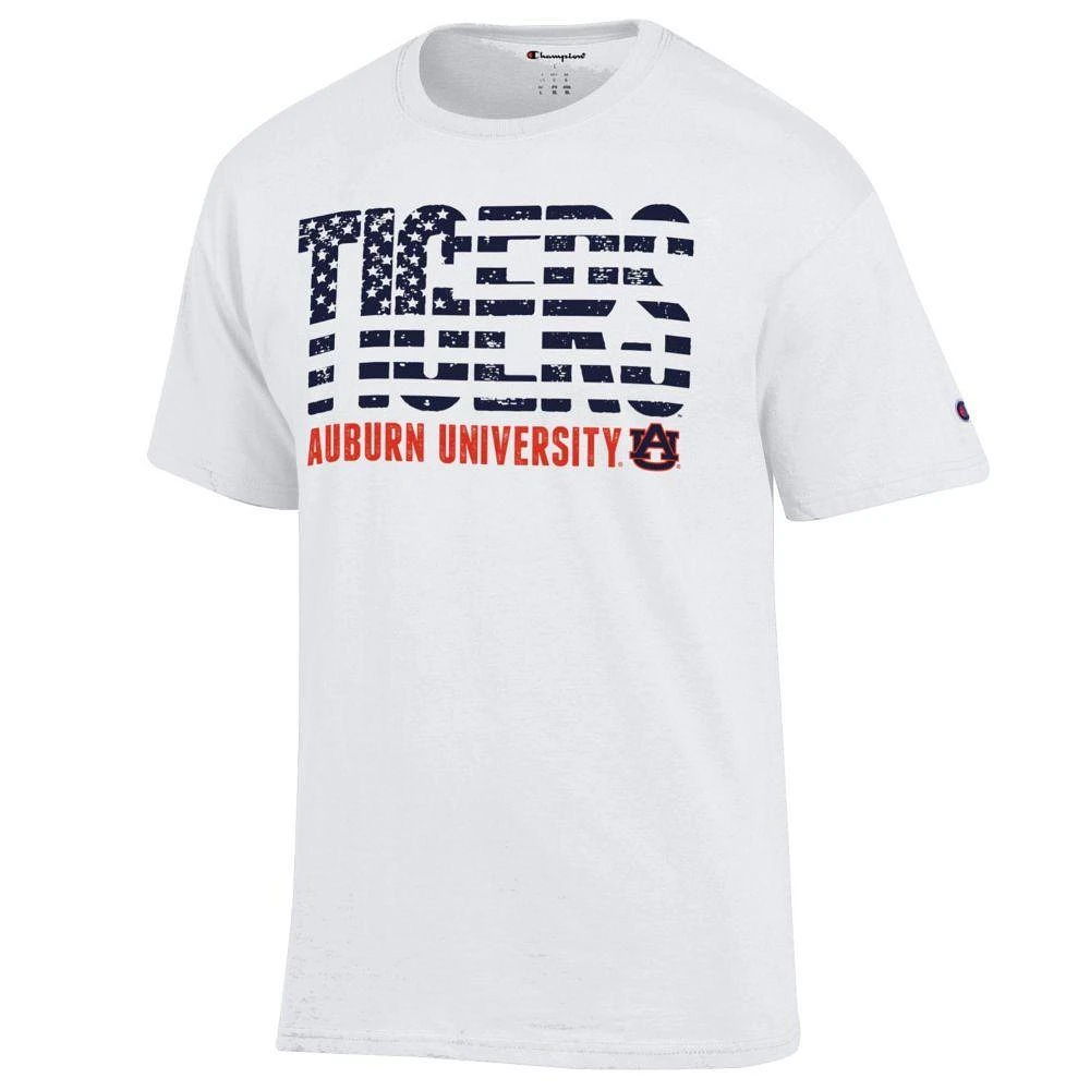 Auburn Champion Stars & Stripes Americana Tee