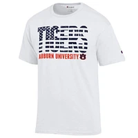 Auburn Champion Stars & Stripes Americana Tee