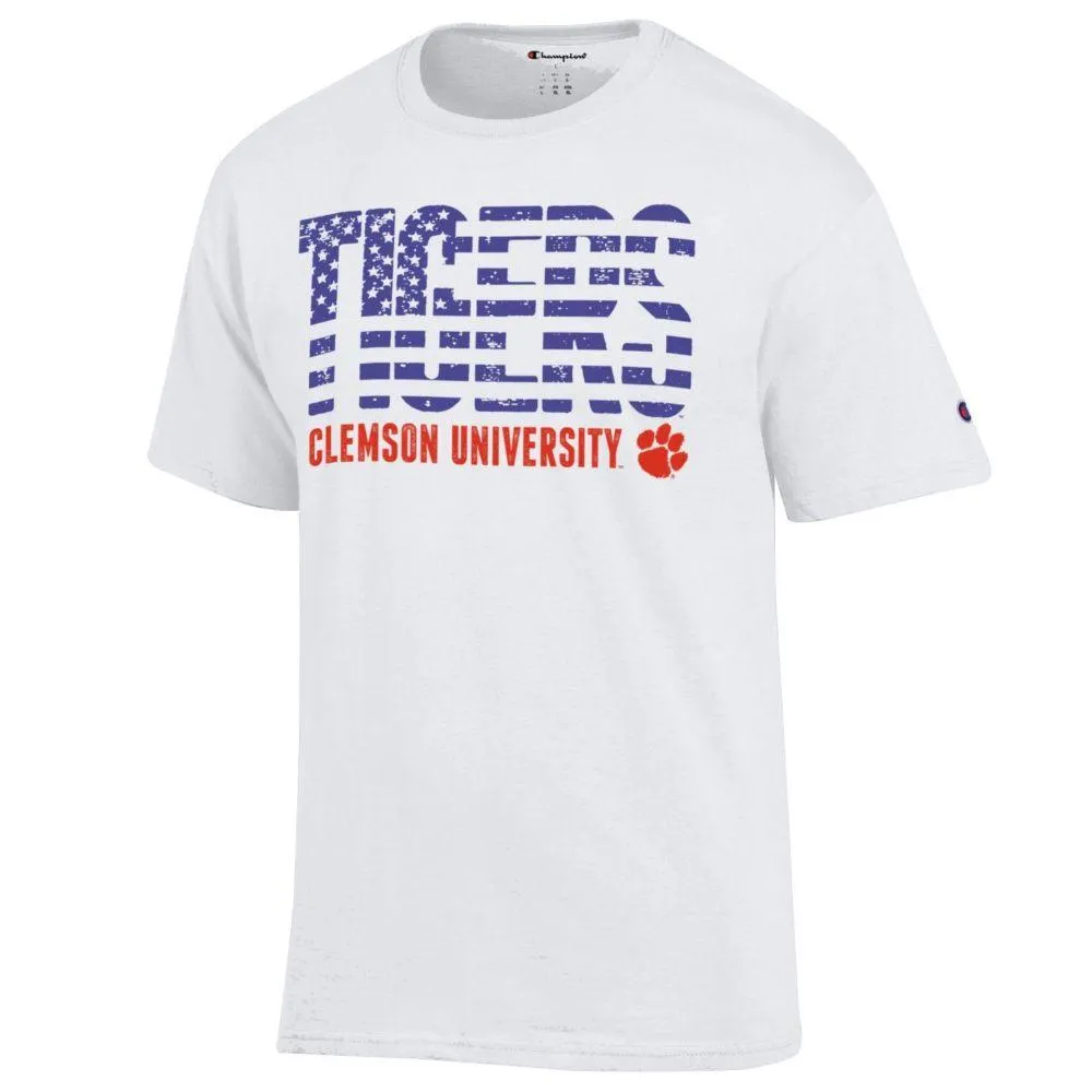 Clemson | Champion Stars & Amp ; Stripes Americana Tee Alumni Hall